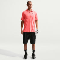 Nike Golf Shirt - NK DF Par 5 Heather Polo - Hot Lava SU26