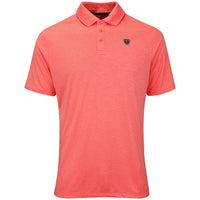 Nike Golf Shirt - NK DF Par 5 Heather Polo - Hot Lava SU26