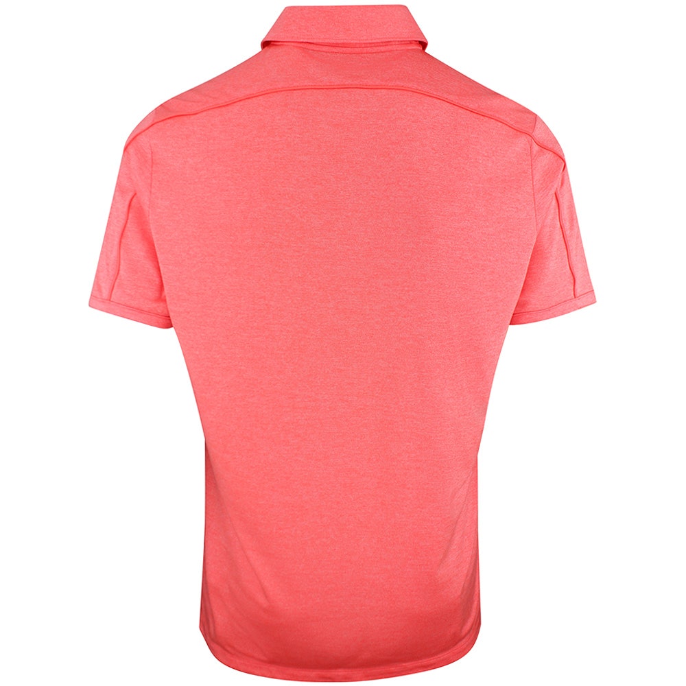 Nike Golf Shirt - NK DF Par 5 Heather Polo - Hot Lava SU26