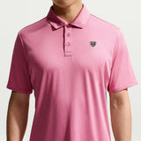 Nike Golf Shirt - NK DF Par 5 Heather Polo - Peony SU26