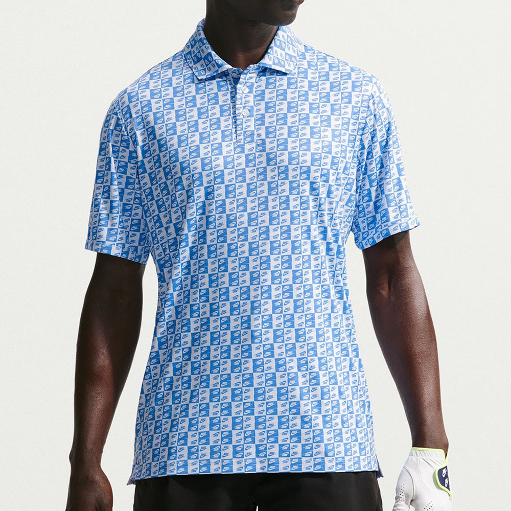 Nike Golf Shirt - NK DF Par 5 Icon Polo - Pacific Blue SU26