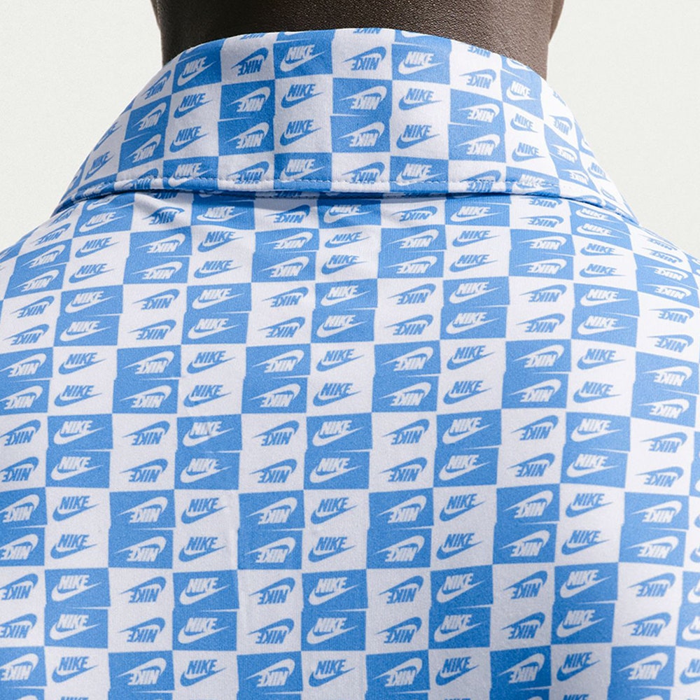 Nike Golf Shirt - NK DF Par 5 Icon Polo - Pacific Blue SU26