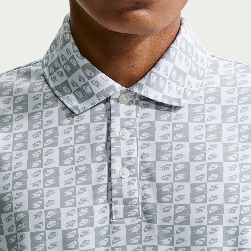 Nike Golf Shirt - NK DF Par 5 Icon Polo - White SP26