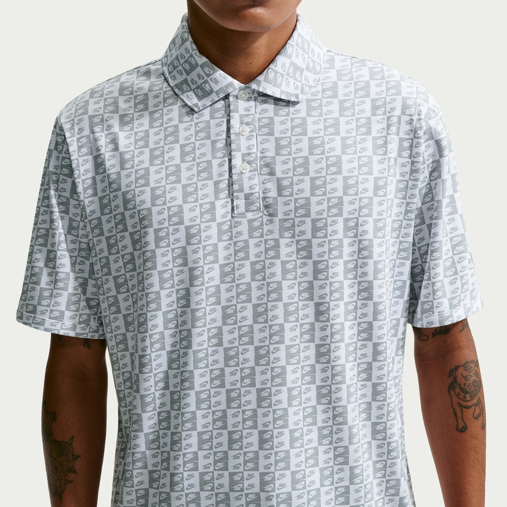 Nike Golf Shirt - NK DF Par 5 Icon Polo - White SP26
