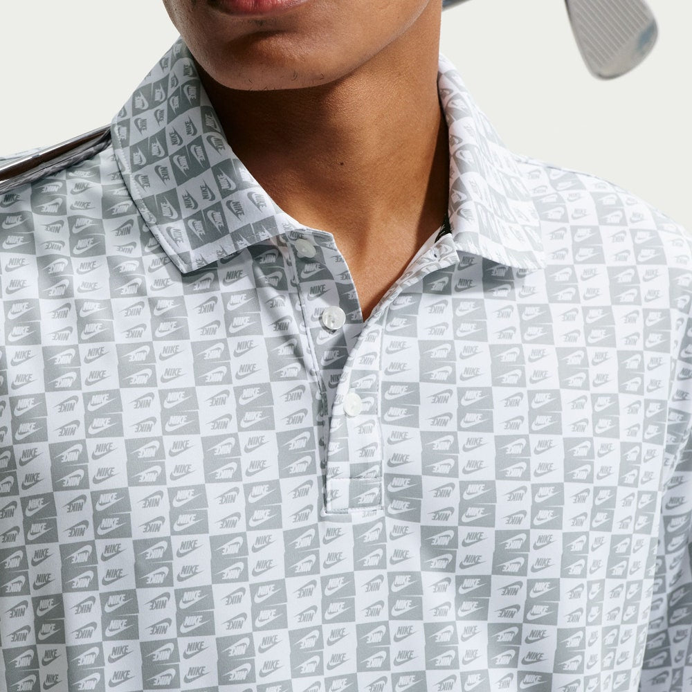Nike Golf Shirt - NK DF Par 5 Icon Polo - White SP26