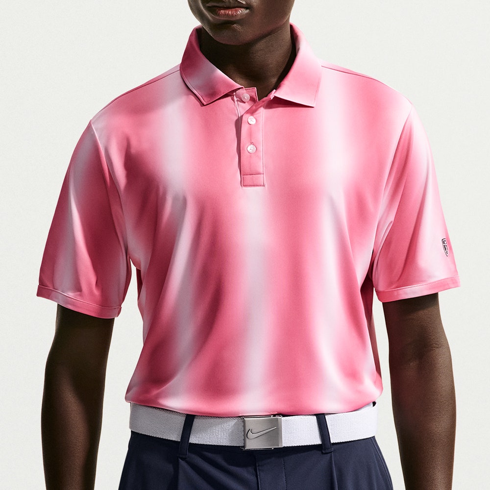 Nike Golf Shirt - NK DF Par 5 Ombre Polo - Pearl Pink SU26