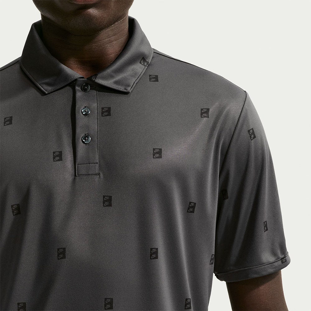 Nike Golf Shirt - NK DF Par 5 Seve Stack Polo - Anthracite SP26