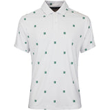 Nike Golf Shirt - NK DF Par 5 Seve Stack Polo - White - Malachite SP26