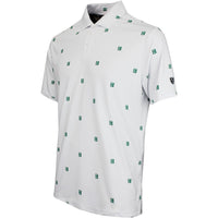 Nike Golf Shirt - NK DF Par 5 Seve Stack Polo - White - Malachite SP26