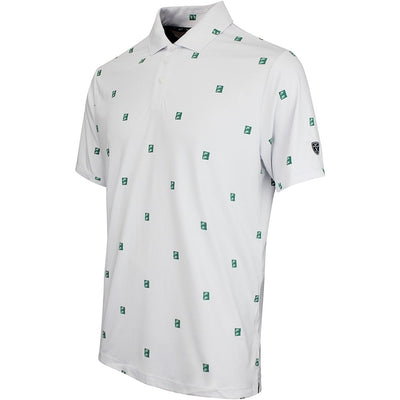 Nike Golf Shirt - NK DF Par 5 Seve Stack Polo - White - Malachite SP26