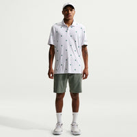 Nike Golf Shirt - NK DF Par 5 Seve Stack Polo - White - Malachite SP26