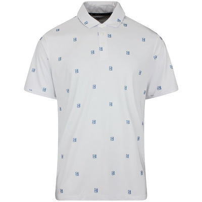 Nike Golf Shirt - NK DF Par 5 Seve Stack Polo - White - Work Blue SU26