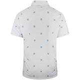 Nike Golf Shirt - NK DF Par 5 Seve Stack Polo - White - Work Blue SU26