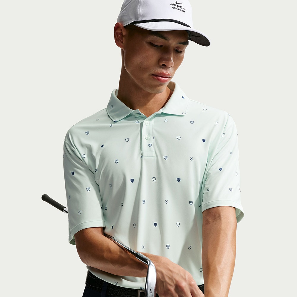 Nike Golf Shirt - NK DF Par 5 Shield Polo - Barely Green SP26