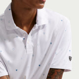 Nike Golf Shirt - NK DF Par 5 Shield Polo - White SP26