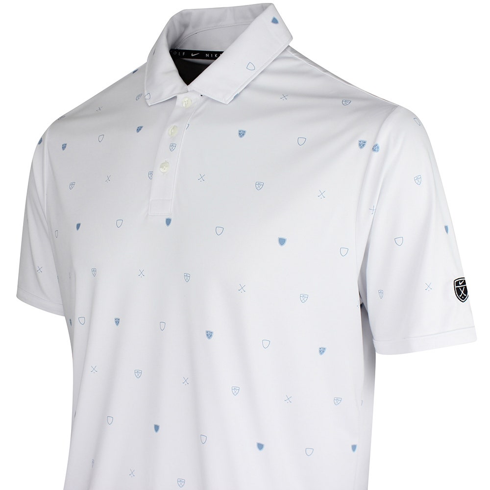 Nike Golf Shirt - NK DF Par 5 Shield Polo - White SP26