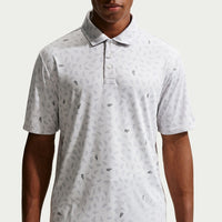 Nike Golf Shirt - NK DF Par 5 Shoe Print Polo - Photon Dust SU26
