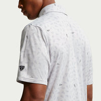 Nike Golf Shirt - NK DF Par 5 Shoe Print Polo - Photon Dust SU26
