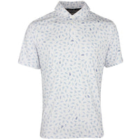 Nike Golf Shirt - NK DF Par 5 Shoe Print Polo - White SP26
