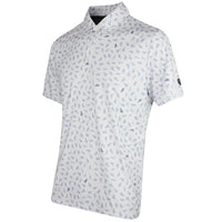 Nike Golf Shirt - NK DF Par 5 Shoe Print Polo - White SP26