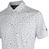 Nike Golf Shirt - NK DF Par 5 Shoe Print Polo - White SP26