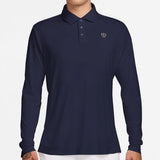 Nike Golf Shirt - NK DF Par 5 Solid LS Polo - College Navy SP26