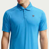Nike Golf Shirt - NK DF Par 5 Solid Polo - Aurora Blue FA26