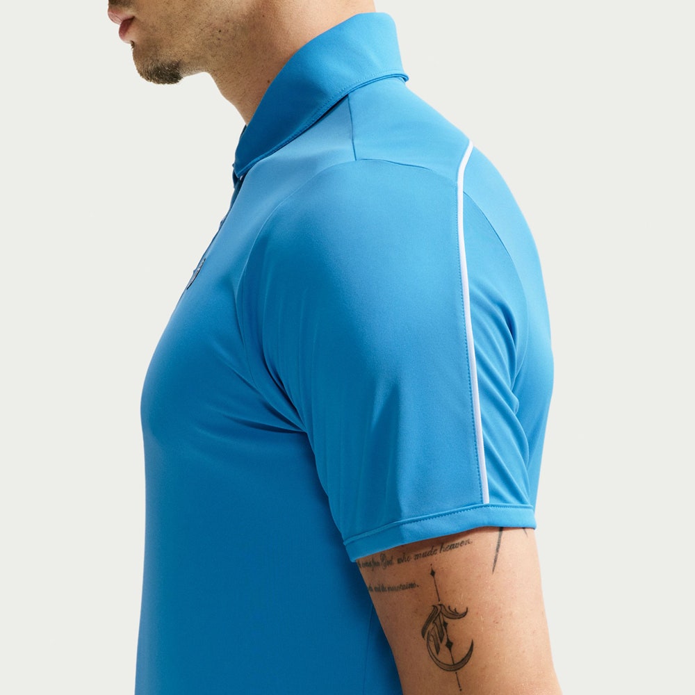 Nike Golf Shirt - NK DF Par 5 Solid Polo - Aurora Blue FA26