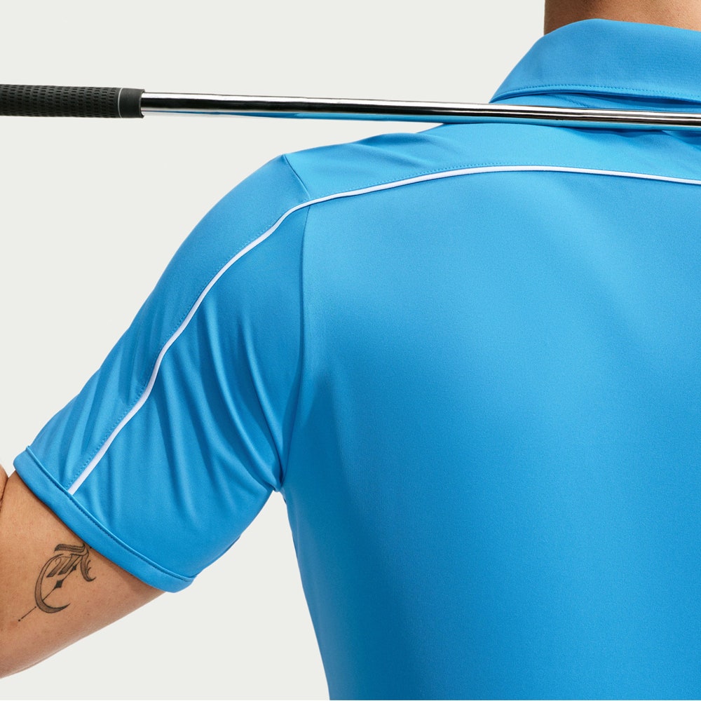 Nike Golf Shirt - NK DF Par 5 Solid Polo - Aurora Blue FA26