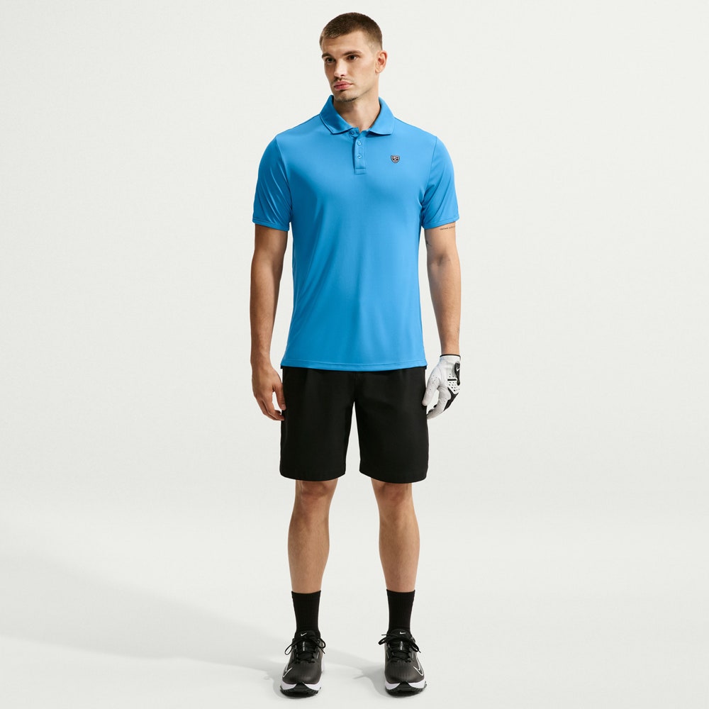 Nike Golf Shirt - NK DF Par 5 Solid Polo - Aurora Blue FA26