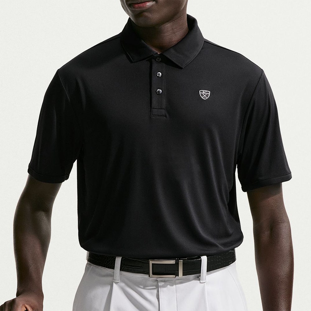 Nike Golf Shirt - NK DF Par 5 Solid Polo - Black SP26