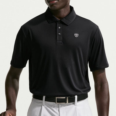 Nike Golf Shirt - NK DF Par 5 Solid Polo - Black SP26