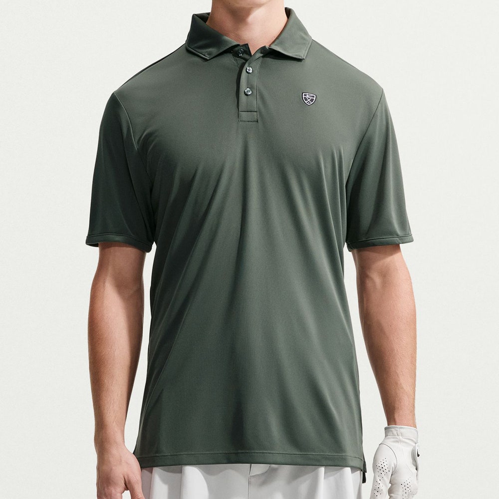 Nike Golf Shirt - NK DF Par 5 Solid Polo - Camo Green FA26