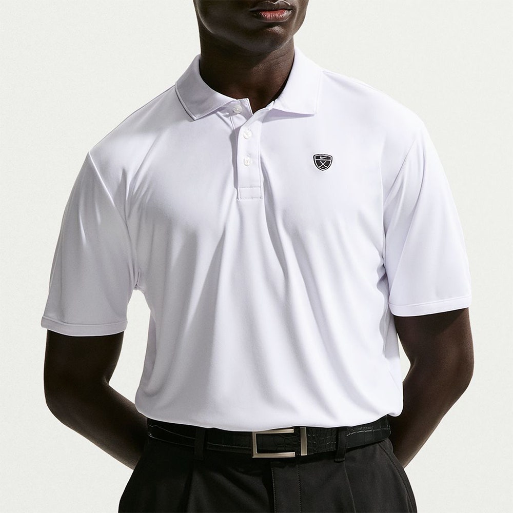 Nike Golf Shirt - NK DF Par 5 Solid Polo - White SP26