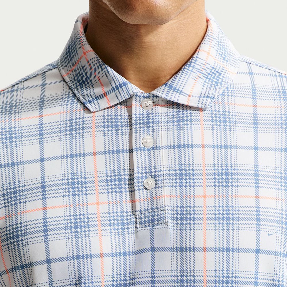 Nike Golf Shirt - NK DF Par 5 Tartan Polo - Sail SP26