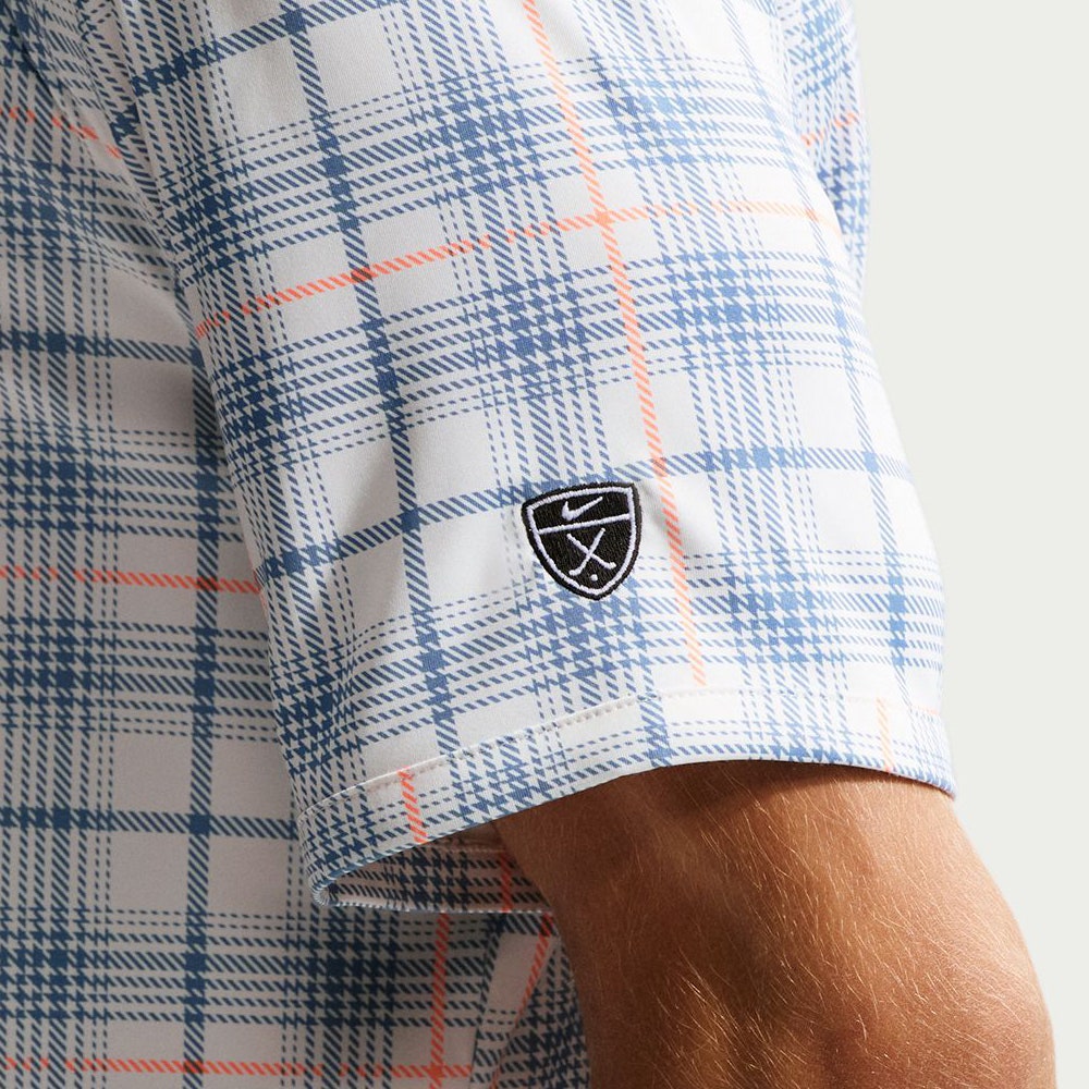 Nike Golf Shirt - NK DF Par 5 Tartan Polo - Sail SP26