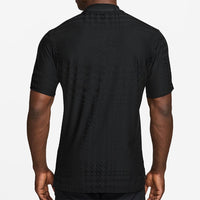 Nike Golf Shirt - NK DF Tartan Mock Neck - Black SP26