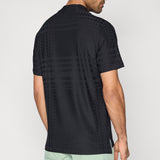 Nike Golf Shirt - NK DF Tartan Mock Neck - Black SP26