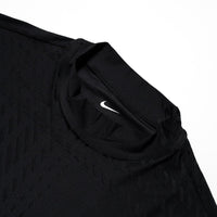 Nike Golf Shirt - NK DF Tartan Mock Neck - Black SP26
