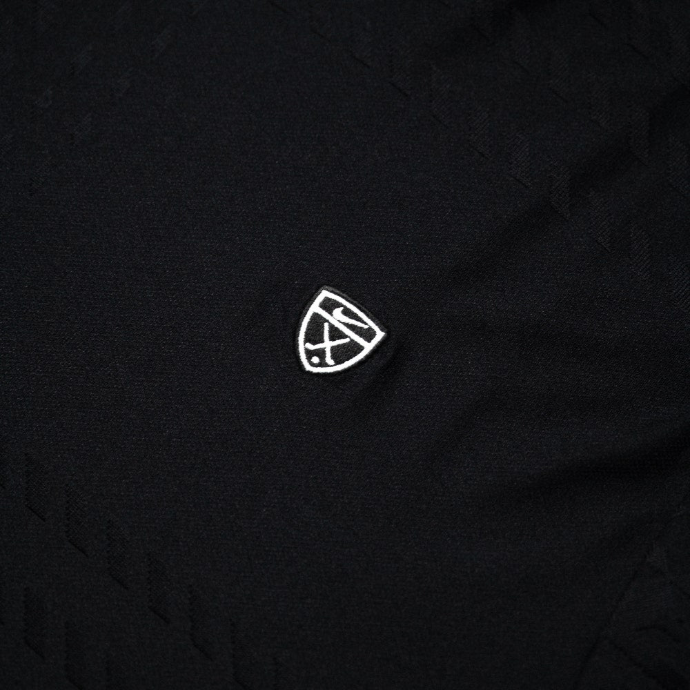Nike Golf Shirt - NK DF Tartan Mock Neck - Black SP26