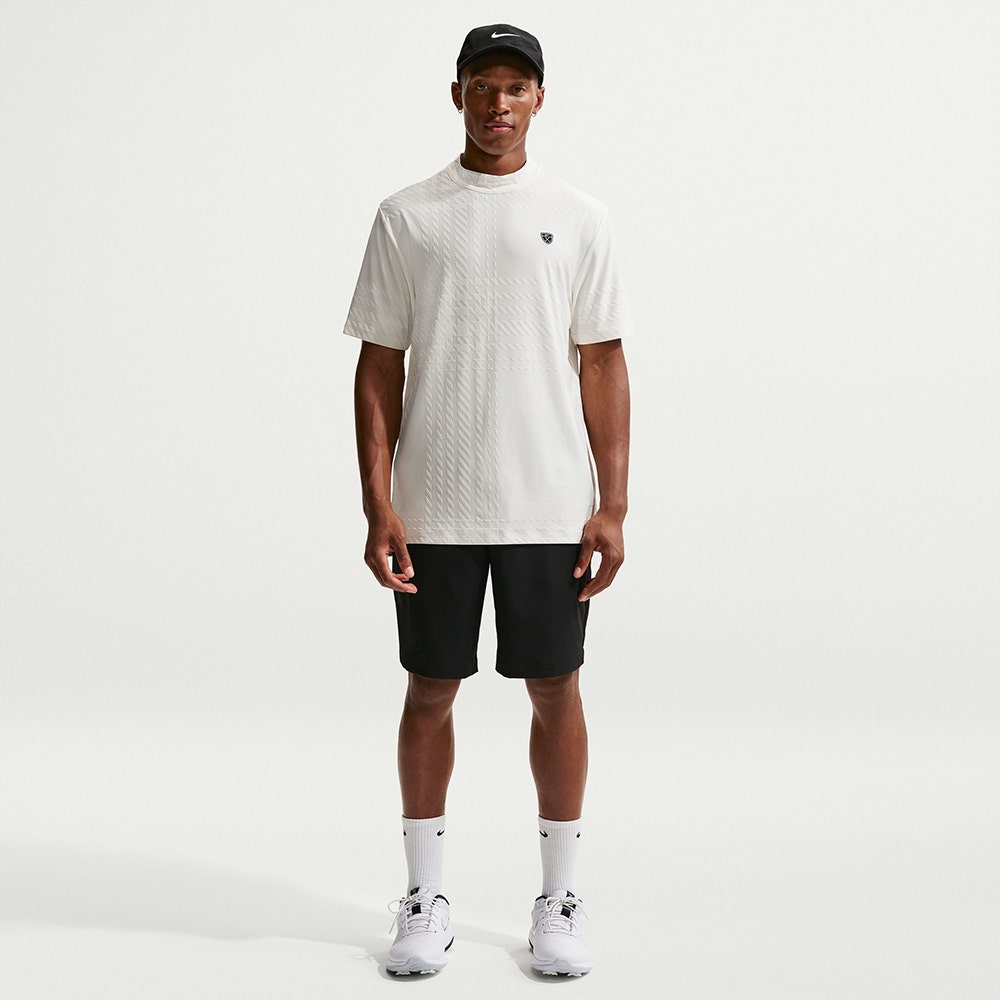 Nike Golf Shirt - NK DF Tartan Mock Neck - Sail SP26