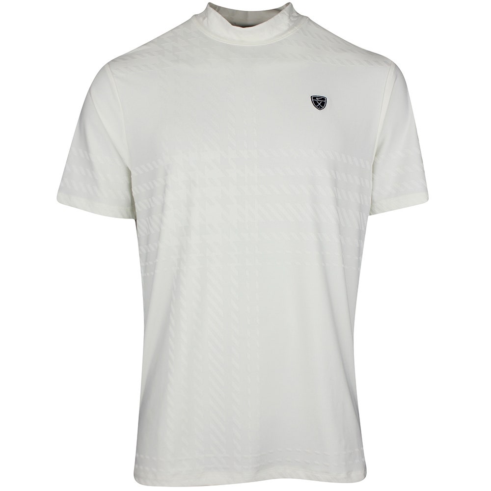 Nike Golf Shirt - NK DF Tartan Mock Neck - Sail SP26