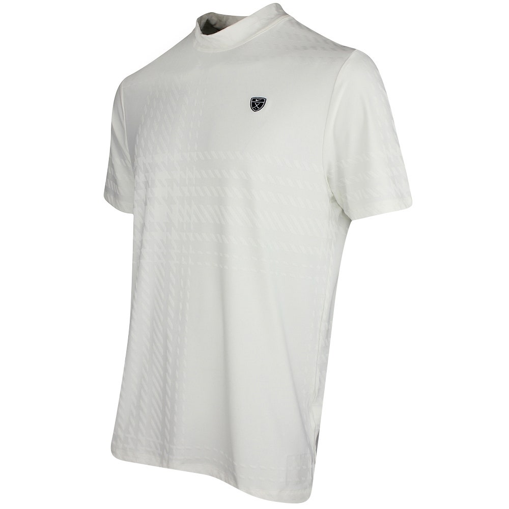 Nike Golf Shirt - NK DF Tartan Mock Neck - Sail SP26