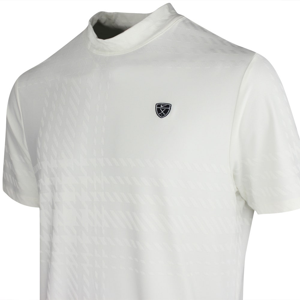 Nike Golf Shirt - NK DF Tartan Mock Neck - Sail SP26