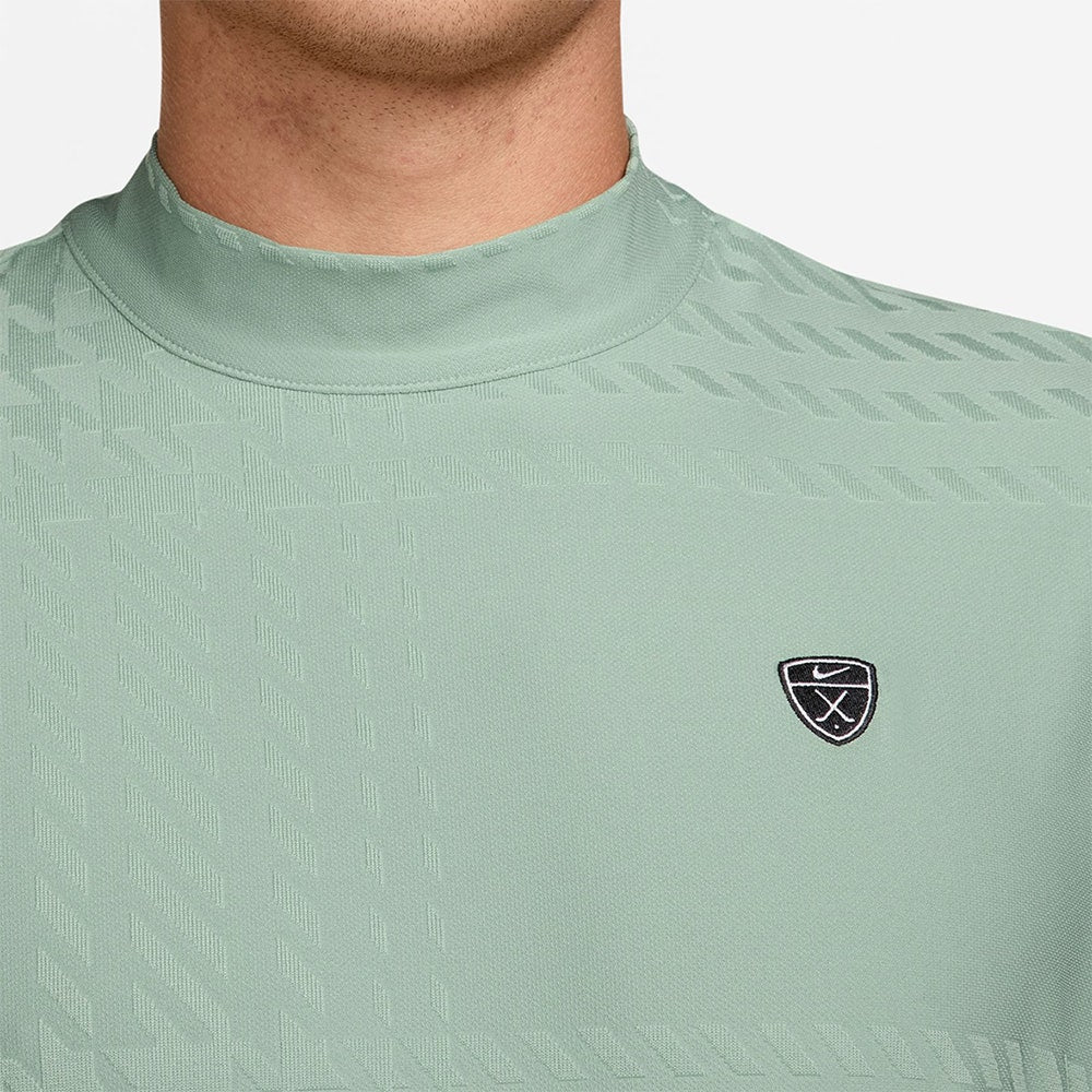 Nike Golf Shirt - NK DF Tartan Mock Neck - Steam SP26