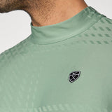Nike Golf Shirt - NK DF Tartan Mock Neck - Steam SP26