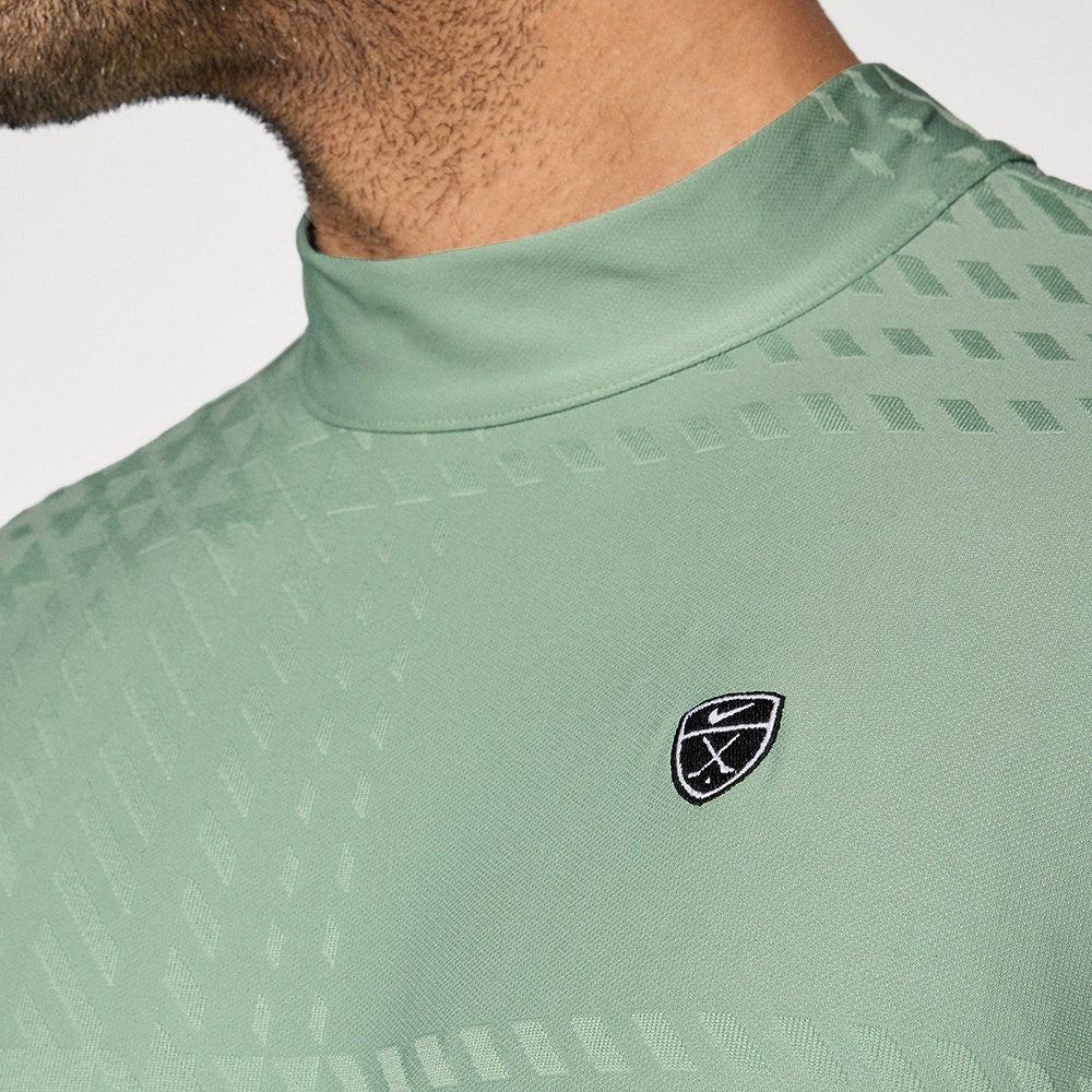 Nike Golf Shirt - NK DF Tartan Mock Neck - Steam SP26