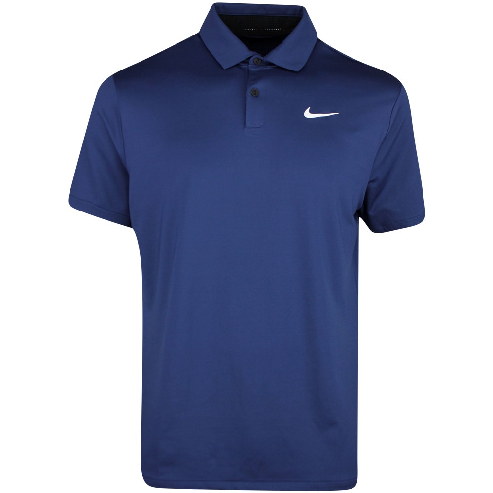 Nike Golf Shirt - NK DF Tour Solid Polo - Midnight Navy SP24