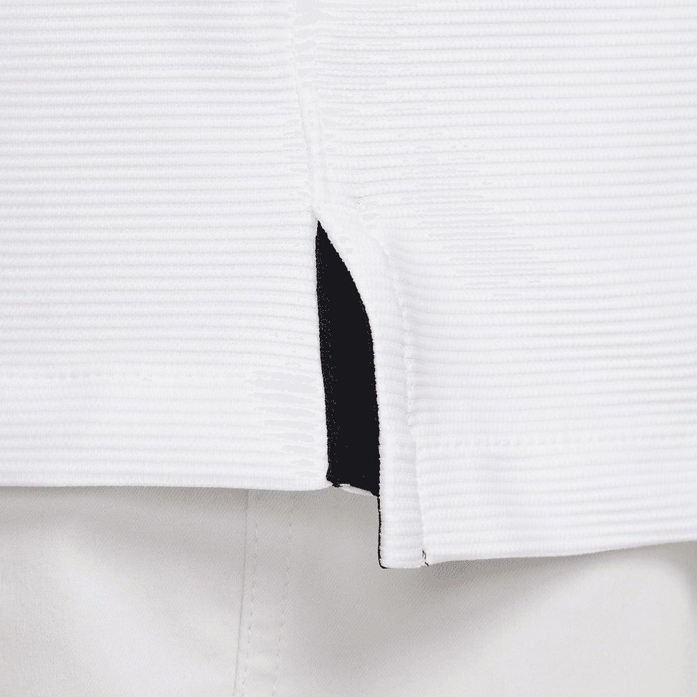 Nike Golf Shirt - NK DF Tour Texture Blade Polo - White SP24