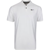 Nike Golf Shirt - NK DF Tour Texture Blade Polo - White SP24